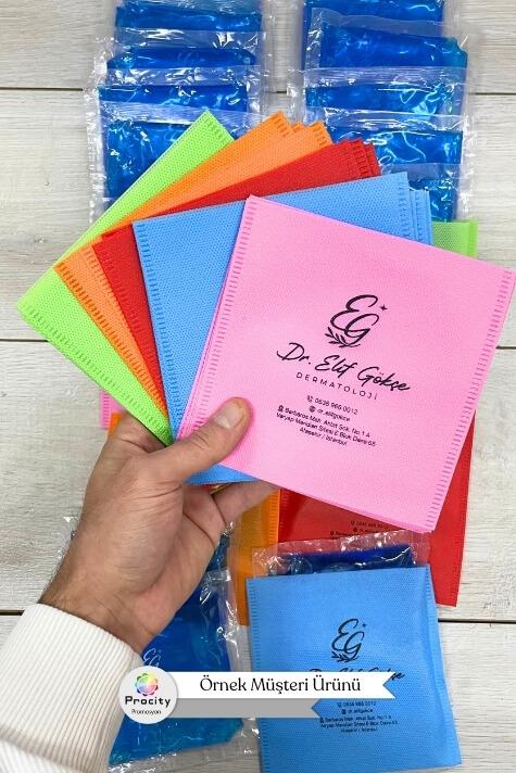 13cm x 13cm Renkli Kılıflı Termojel