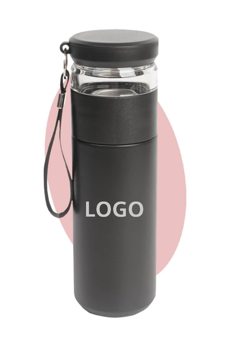 450ml Cam  Detaylı Süzgeçli Çelik Termos 0673-PETK