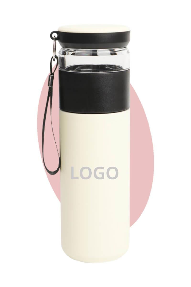 450ml Cam  Detaylı Süzgeçli Çelik Termos 0673-PETK