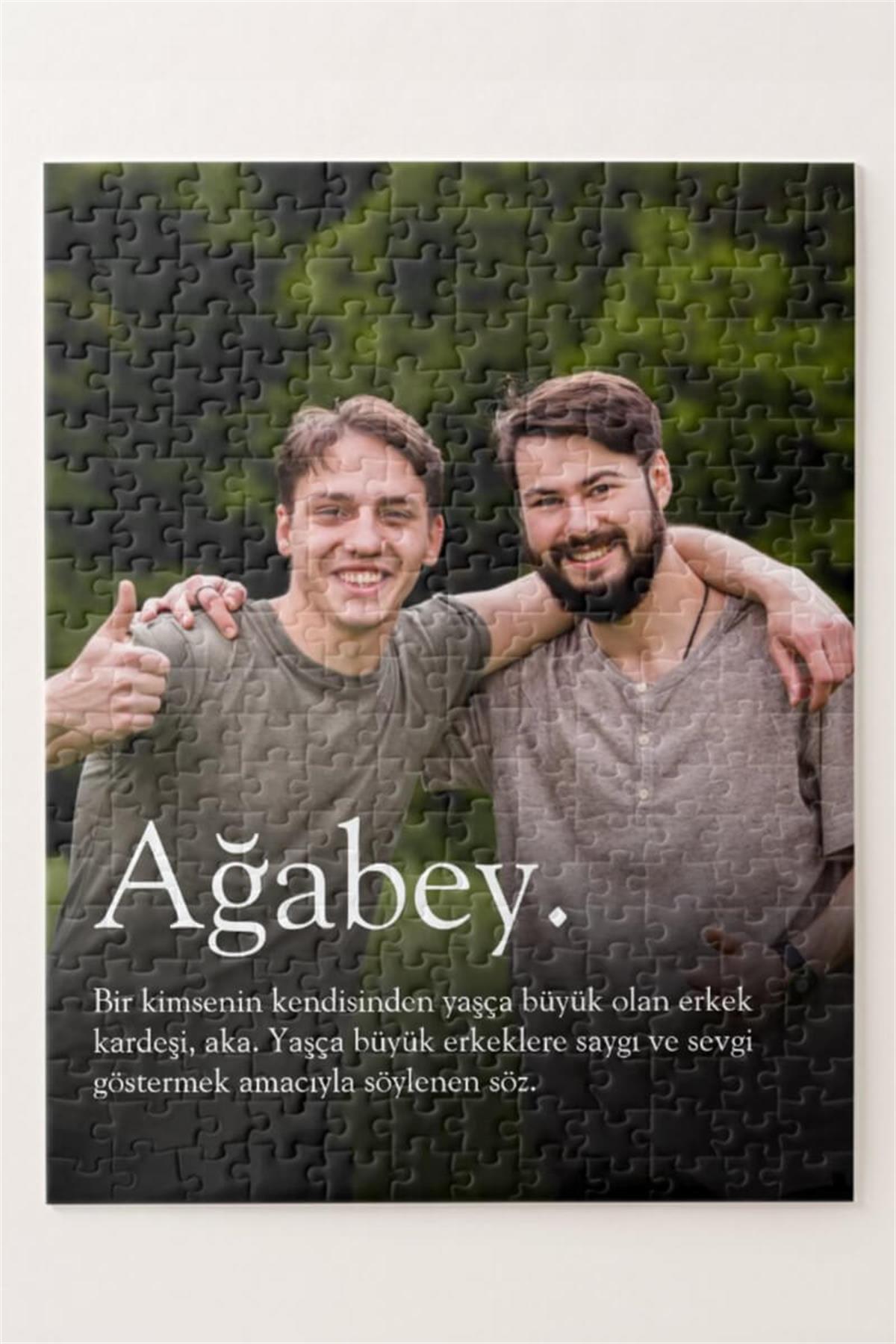 Abiye Hediye Fotoğraf Baskılı Dikdörtgen Puzzle