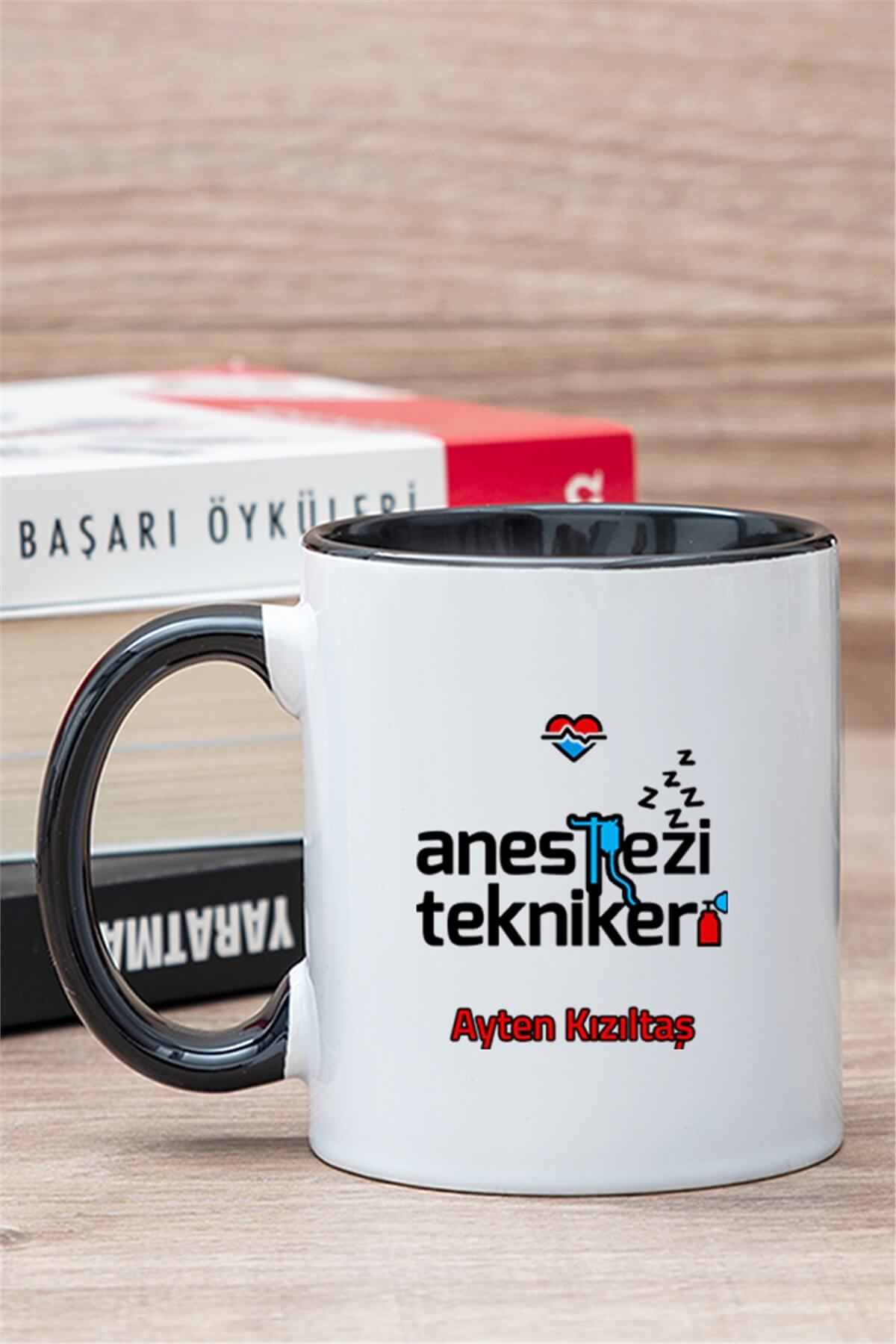 Anestezi Teknikeri İçi Renkli Kupa Bardak