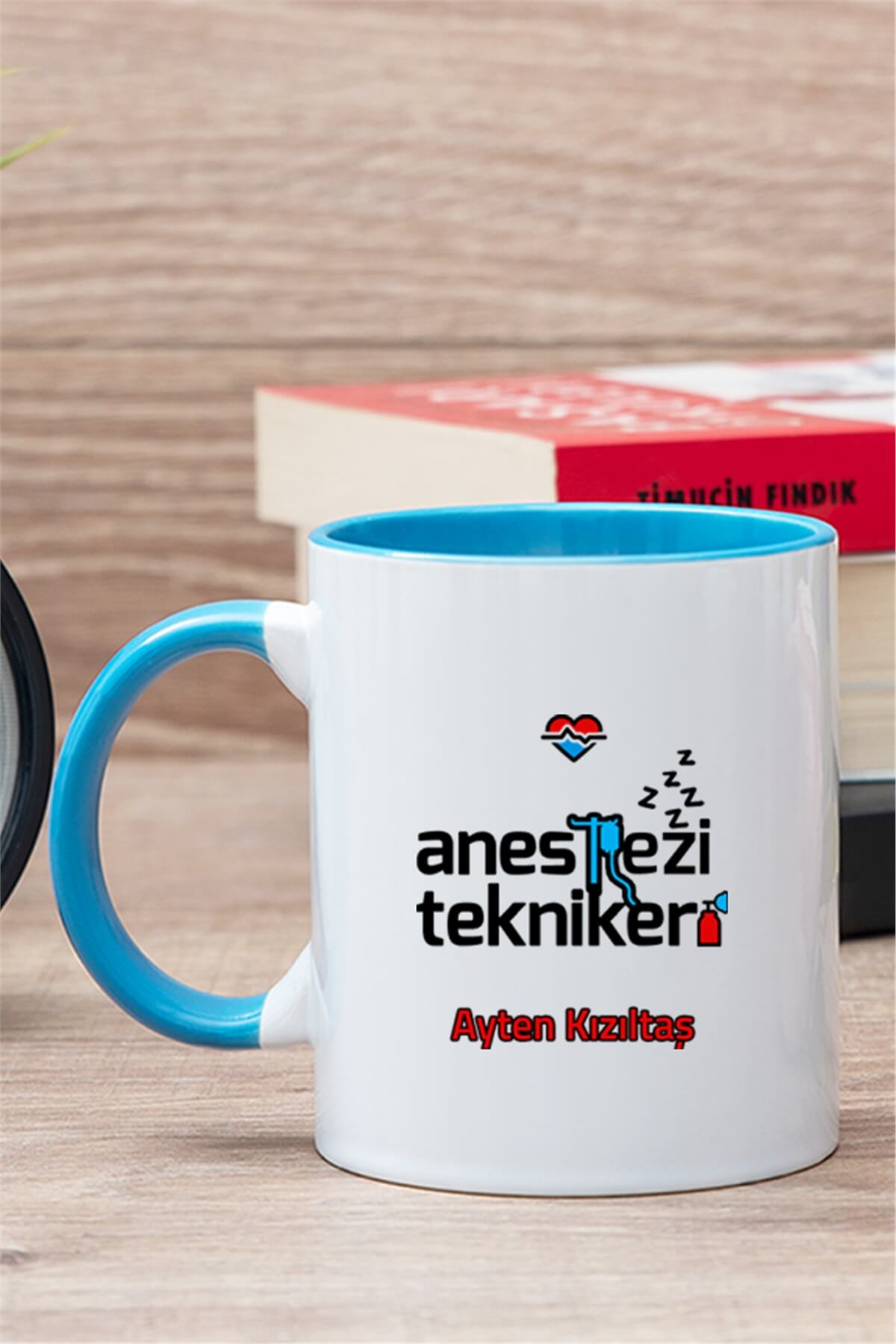 Anestezi Teknikeri İçi Renkli Kupa Bardak
