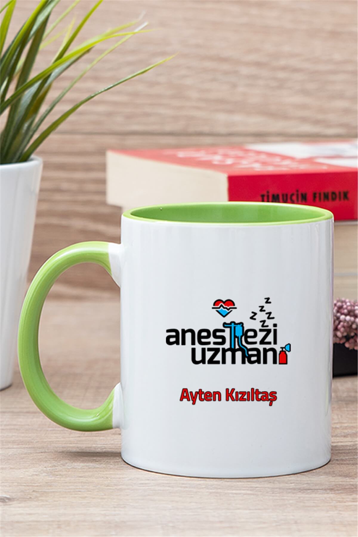 Anestezi Uzmanı İçi Renkli Kupa Bardak