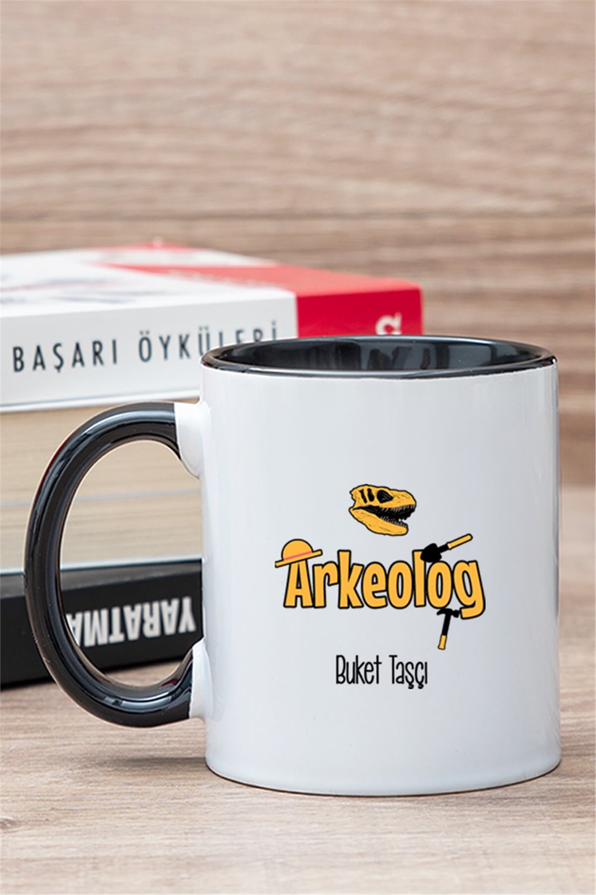Arkeolog İçi Renkli Kupa Bardak