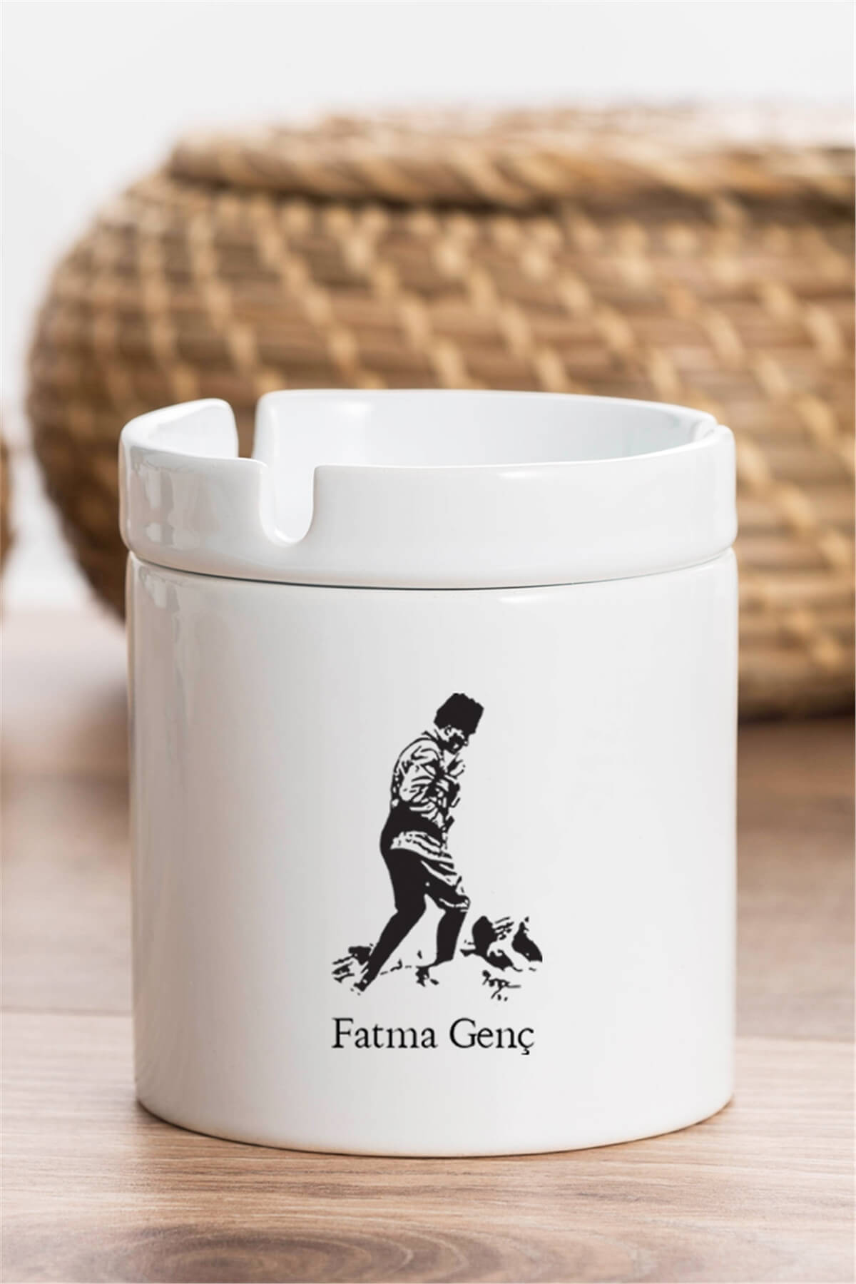 Atatürklü İsme Özel Kül Tablası