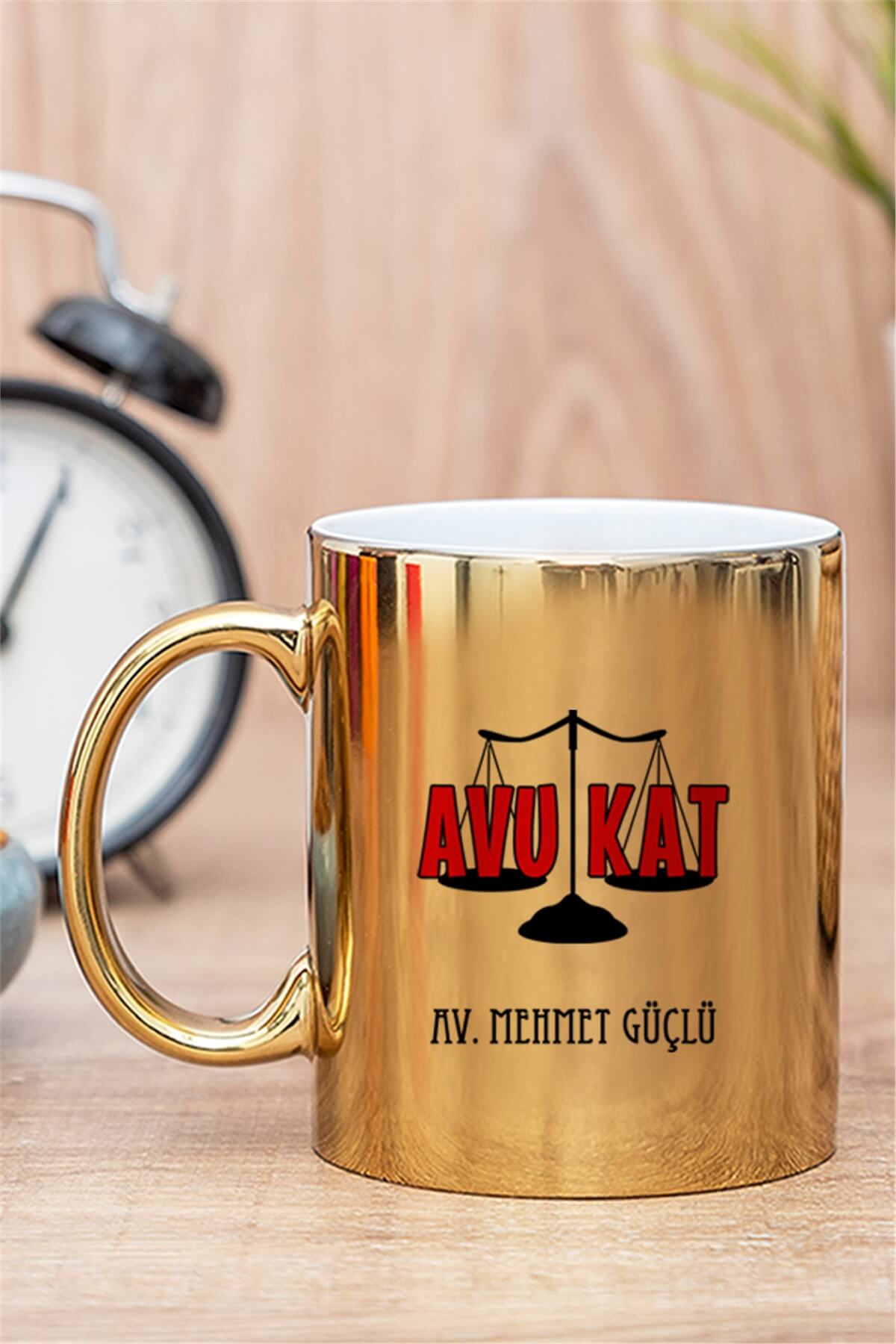 Avukat Gold - Silver Kupa Bardak