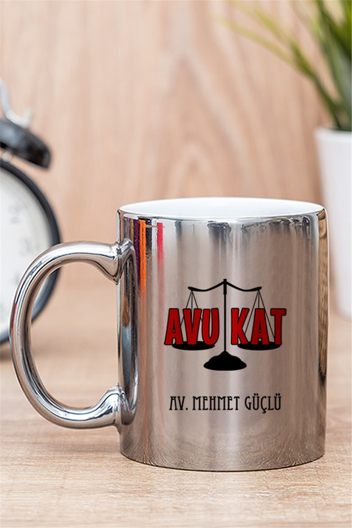 Avukat Gold - Silver Kupa Bardak