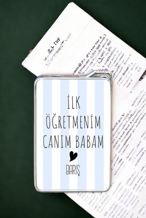 Babaya Öğretmenler Günü Hediyesi İsimli Çakmak