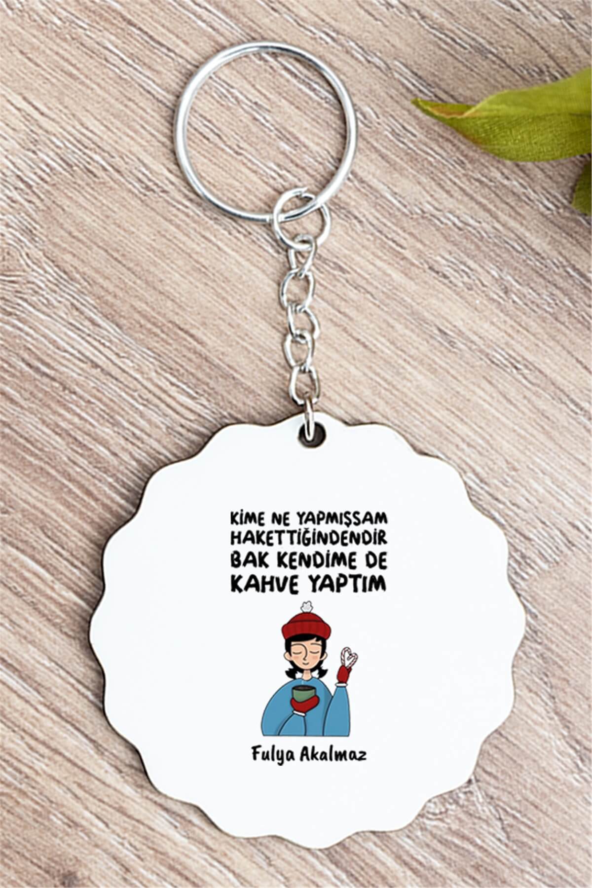 Bak Kendime De Kahve Yaptım Anahtarlık