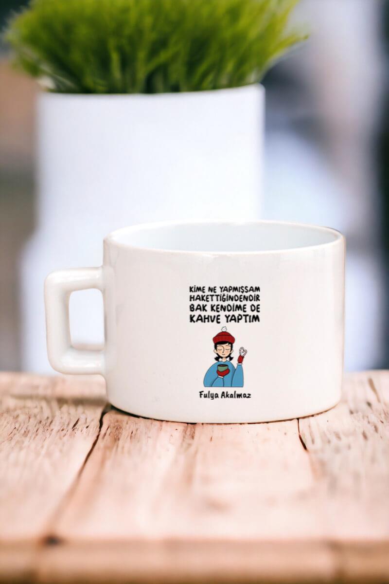 Bak Kendime De Kahve Yaptım Fincan