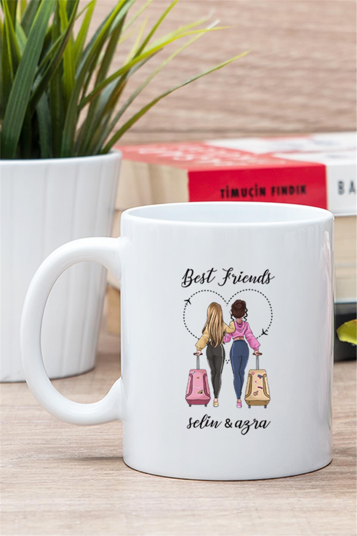 Best Friends Beyaz Kupa Bardak