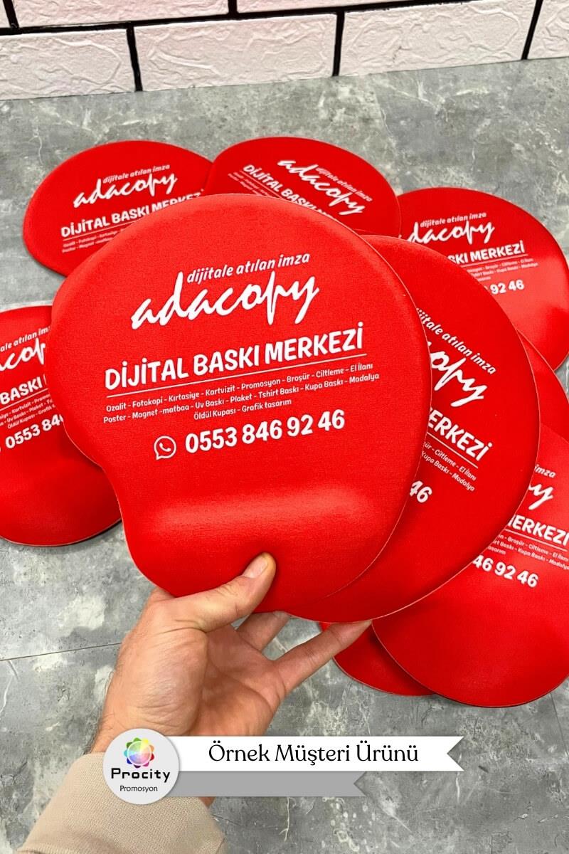 Bilek Destekli Kesik Oval Mouse Pad