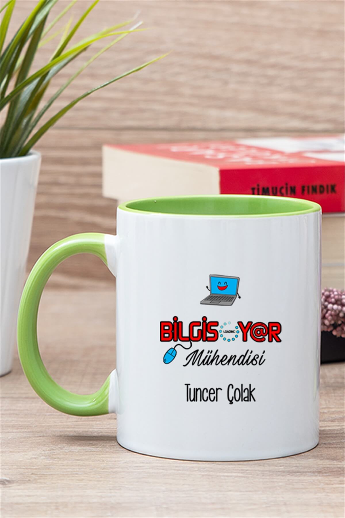 Bilgisayar Mühendisi İçi Renkli Kupa Bardak