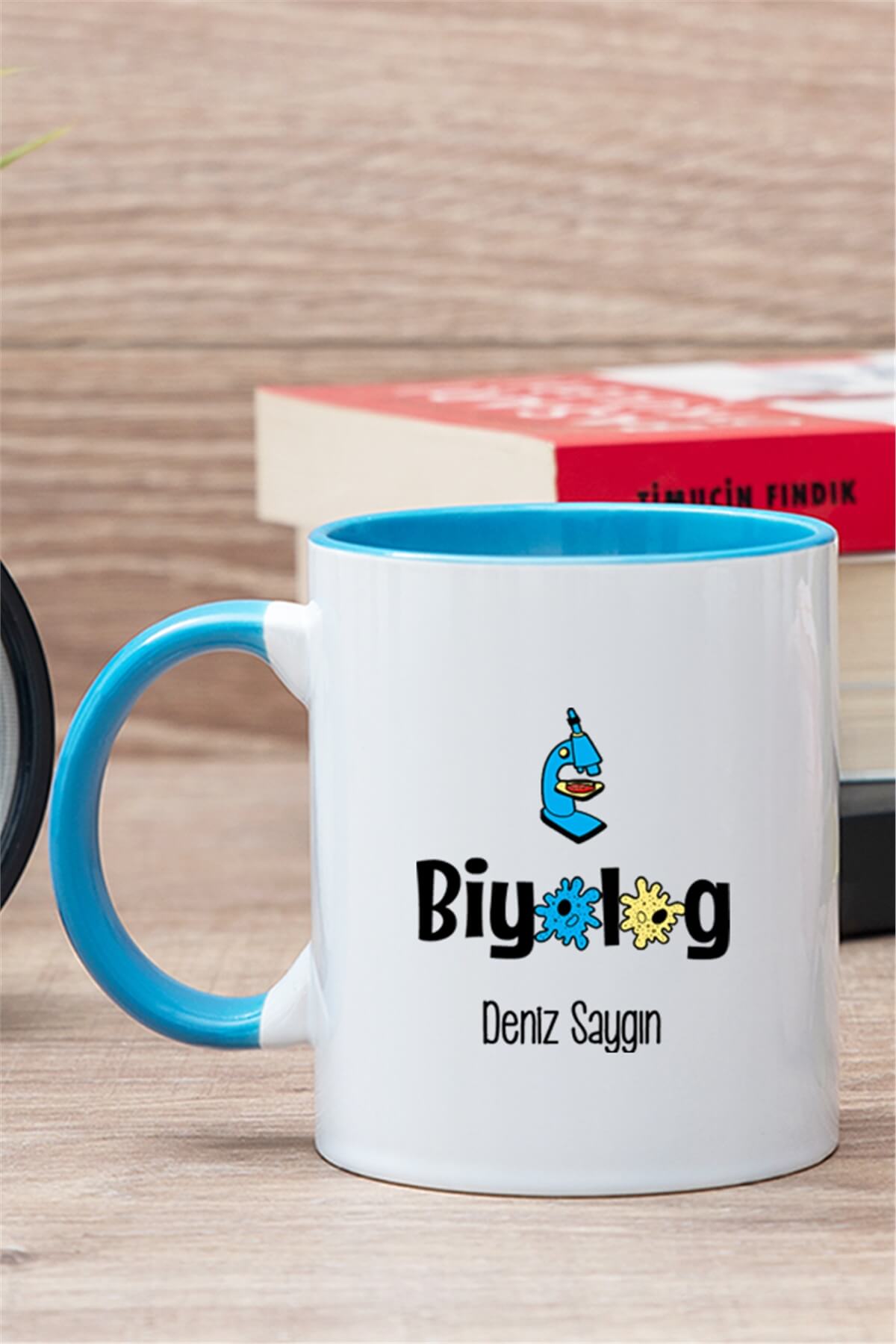 Biyolog İçi Renkli Kupa Bardak