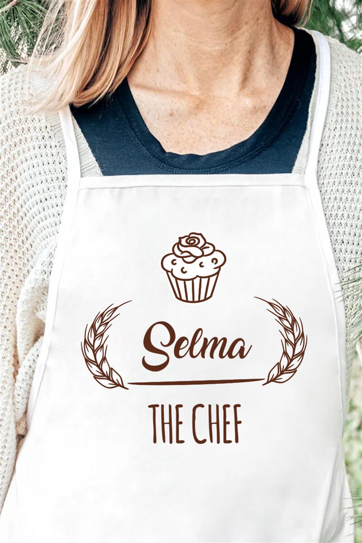Chef Tasarım İsme Özel Mutfak Önlüğü