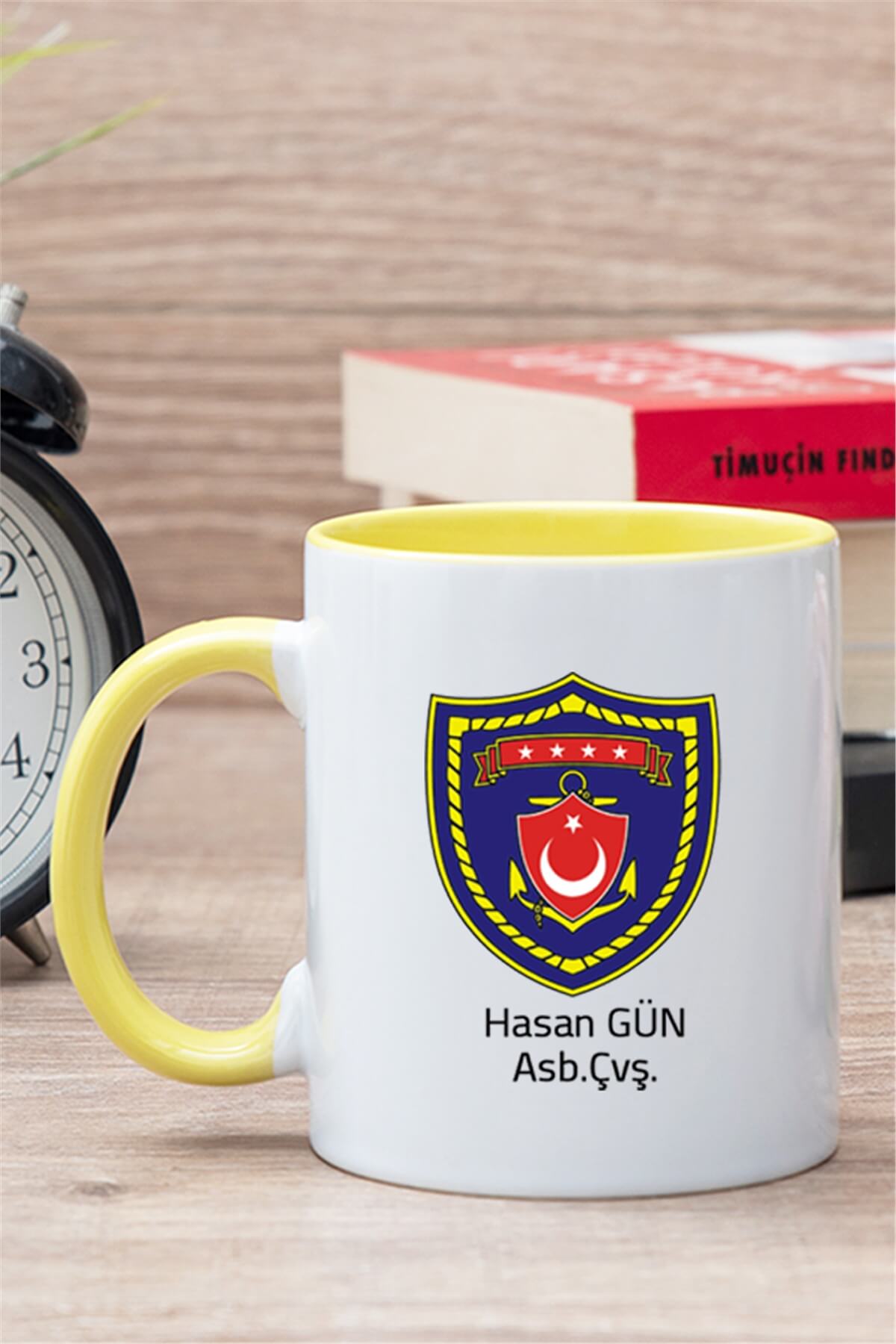Deniz Kuvvetleri İçi Renkli Kupa Bardak