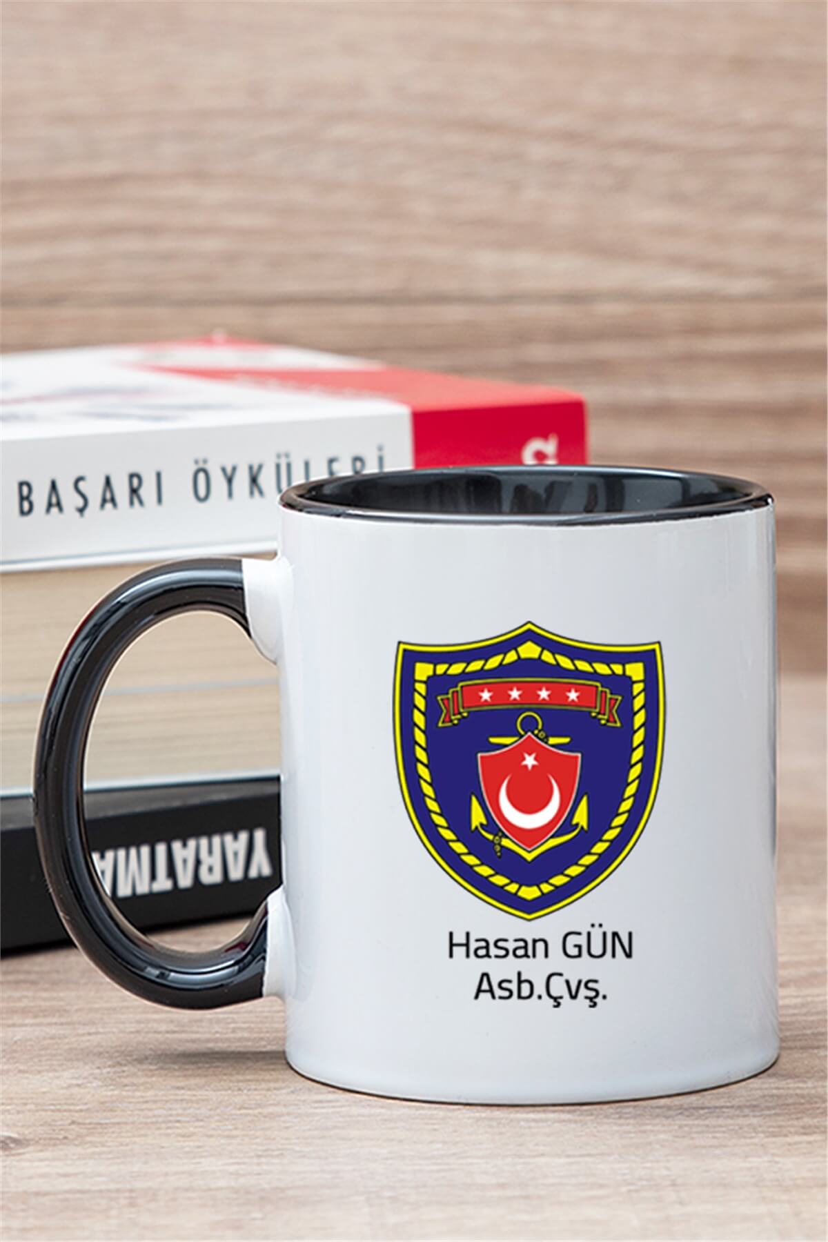 Deniz Kuvvetleri İçi Renkli Kupa Bardak
