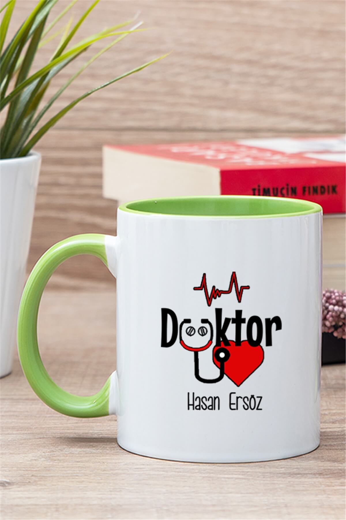 Doktor İçi Renkli Kupa Bardak