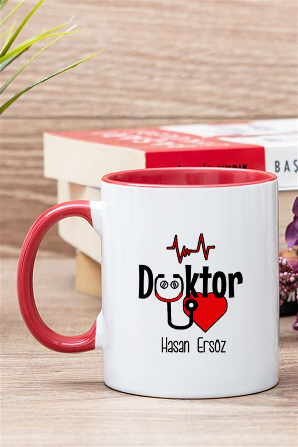 Doktor İçi Renkli Kupa Bardak