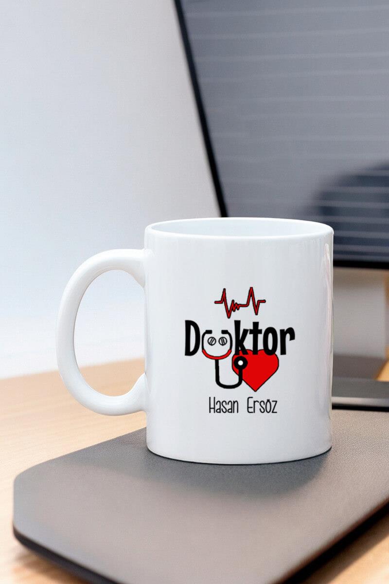 Doktora Hediye Kişiye Özel Kupa Bardak