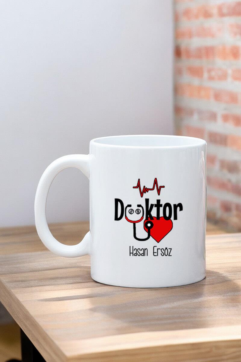 Doktora Hediye Kişiye Özel Kupa Bardak