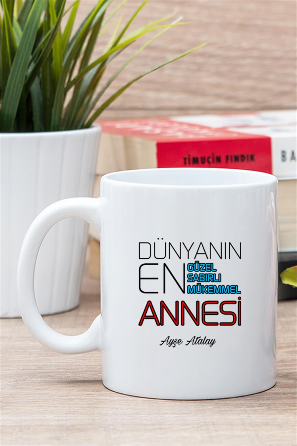 Dünyanın En İyi Annesi Beyaz Kupa Bardak