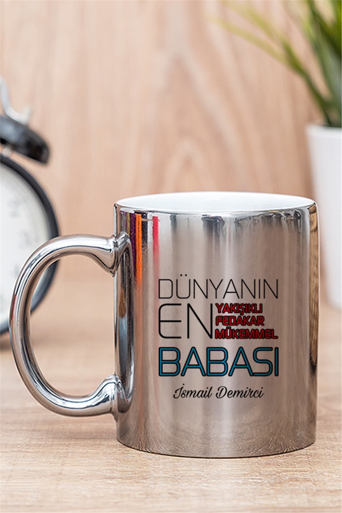 Dünyanın En İyi Babası Gold - Silver Kupa Bardak