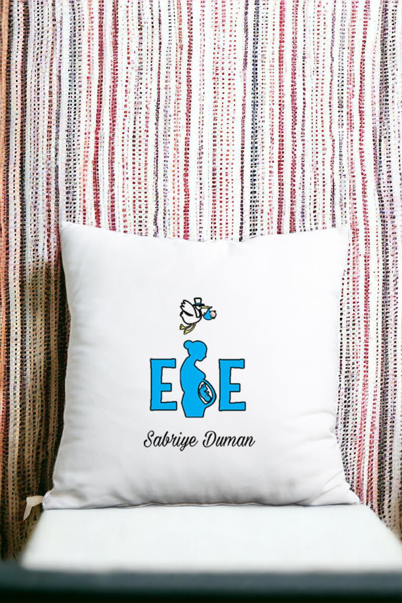 Ebe Saten Kare Yastık