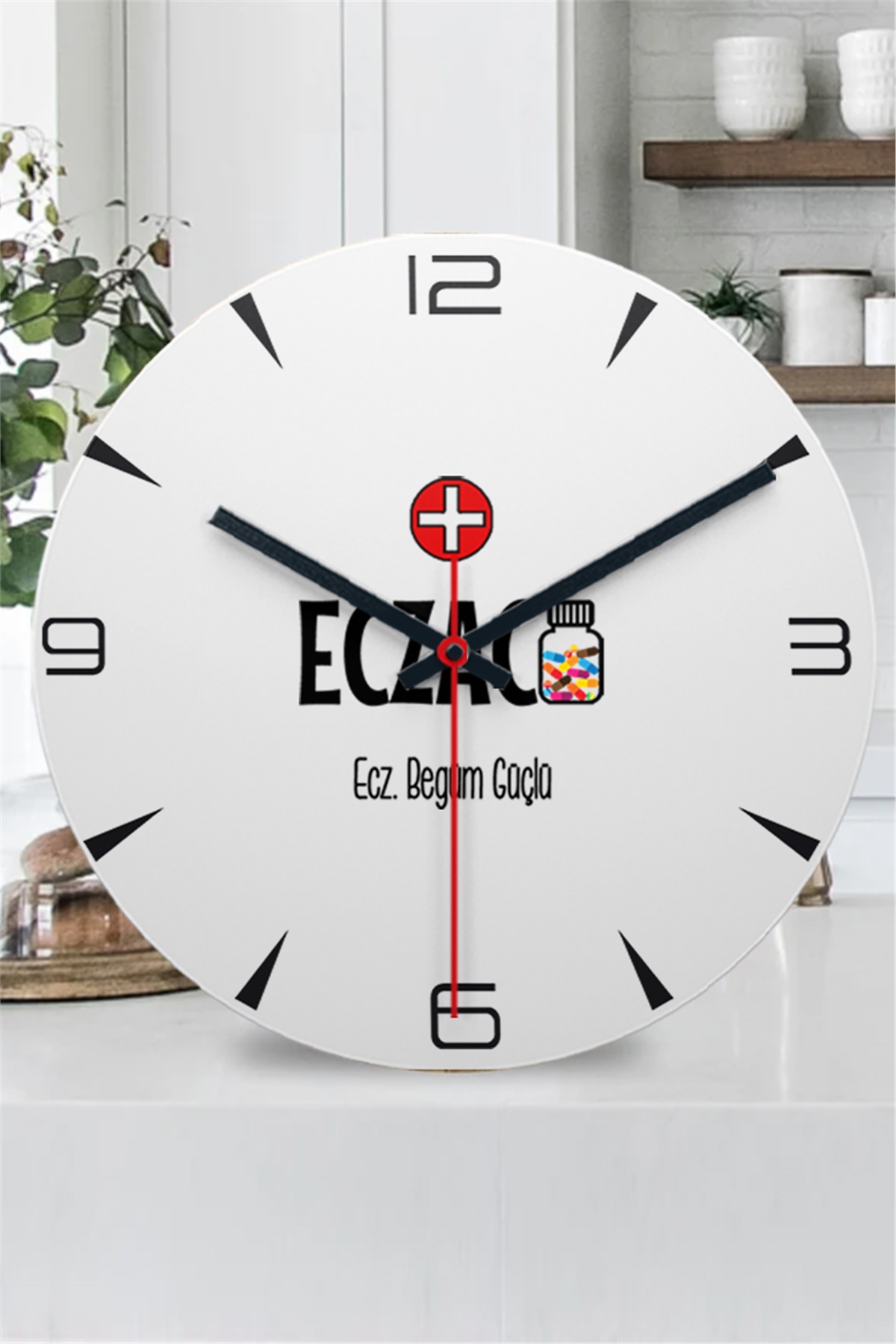 Eczacı Ahşap Duvar Saati