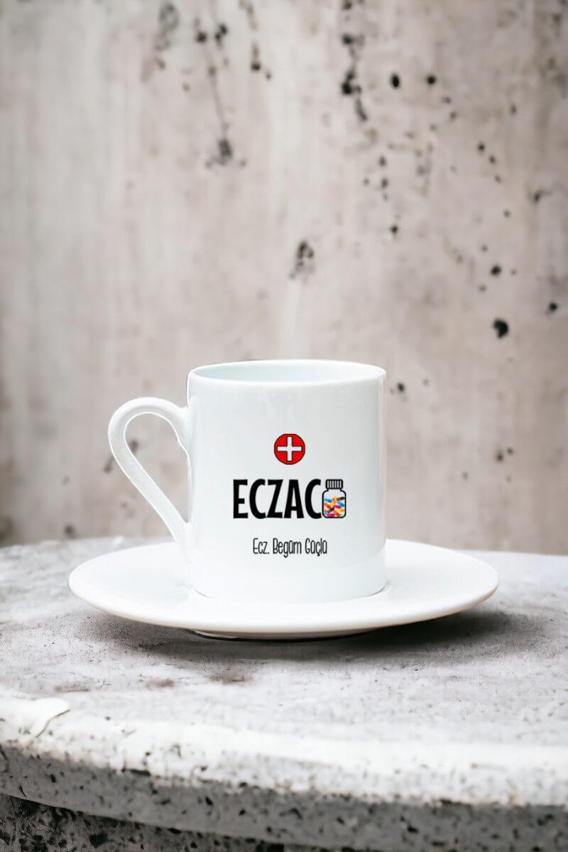 Eczacı Beyaz Türk Kahvesi Fincanı
