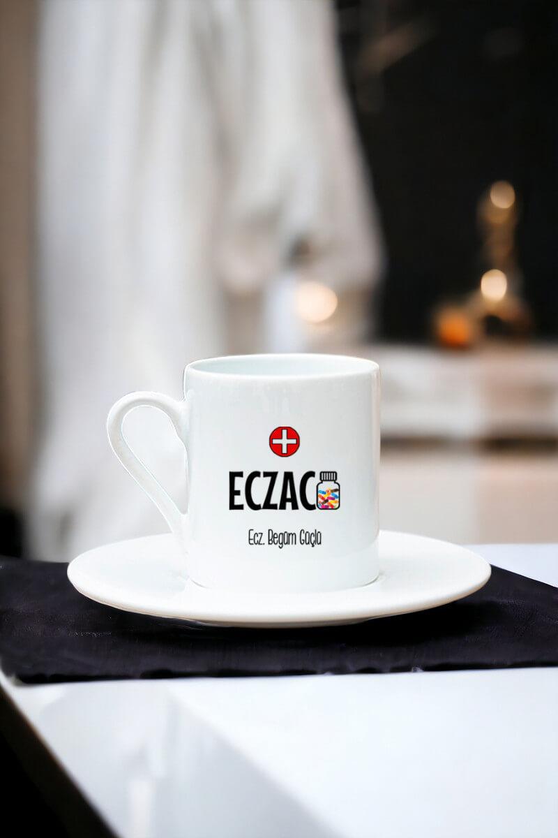 Eczacı Beyaz Türk Kahvesi Fincanı