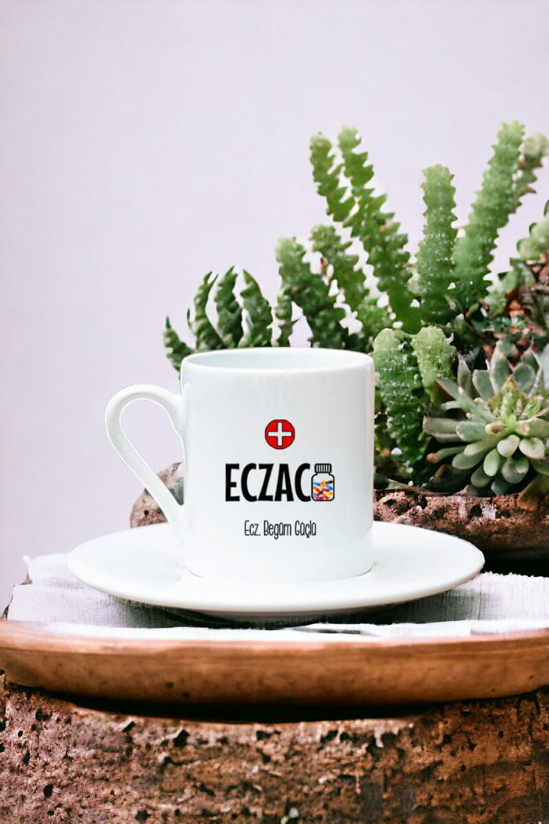 Eczacı Beyaz Türk Kahvesi Fincanı