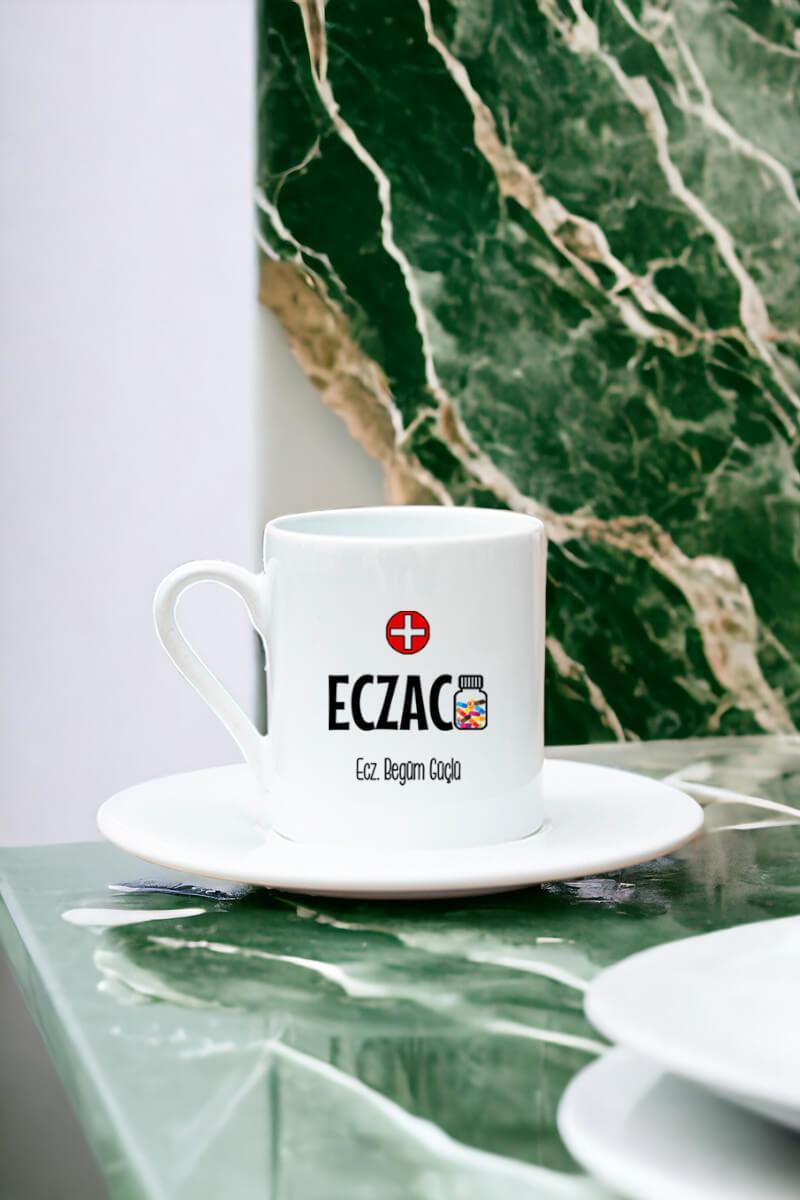 Eczacı Beyaz Türk Kahvesi Fincanı