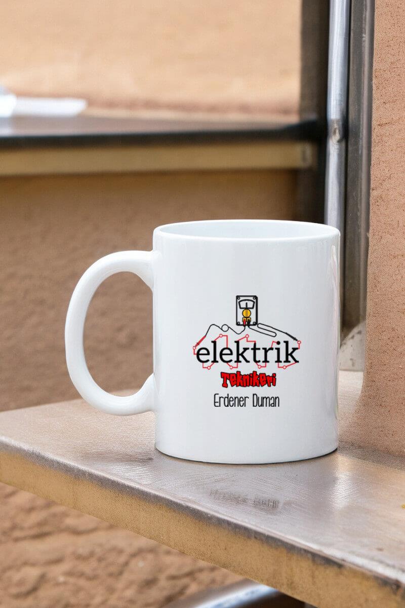 Elektrik Mühendisine Hediye Beyaz Kupa Bardak