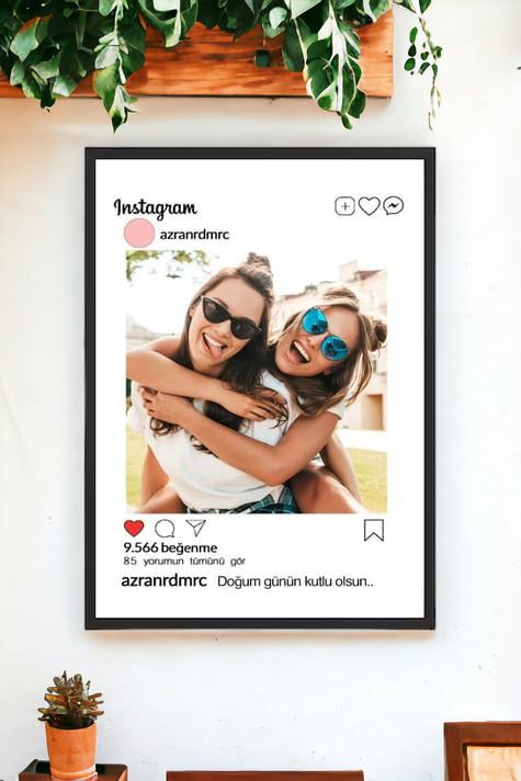 En Yakın Arkadaşa Doğum Günü Hediyesi İnstagram Tasarım Çerçeve