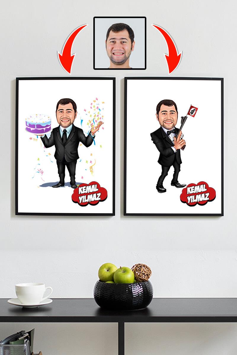 En Yakın Erkek Arkadaşa Doğum Günü Hediyesi Çerçeve