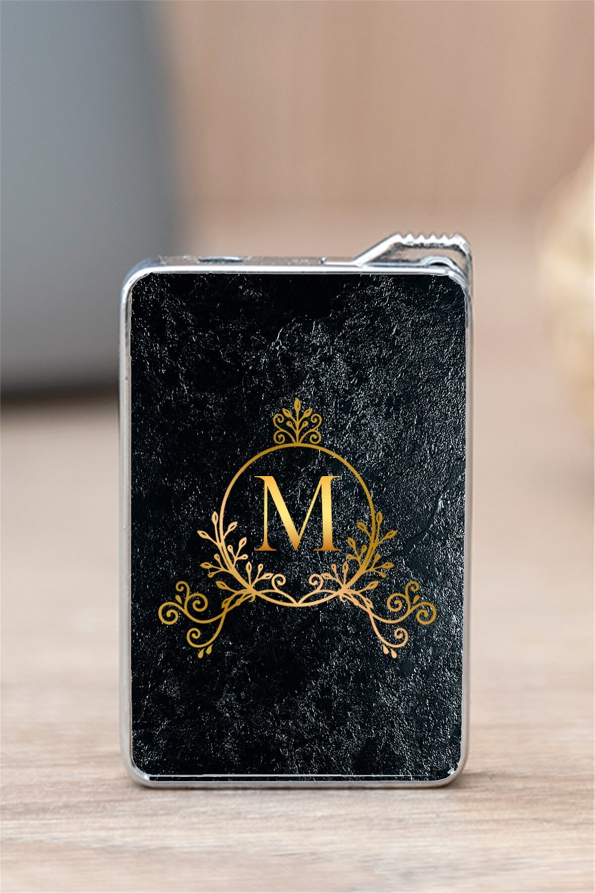 Erkeğe Hediye Baş Harf Tasarımlı Çakmak