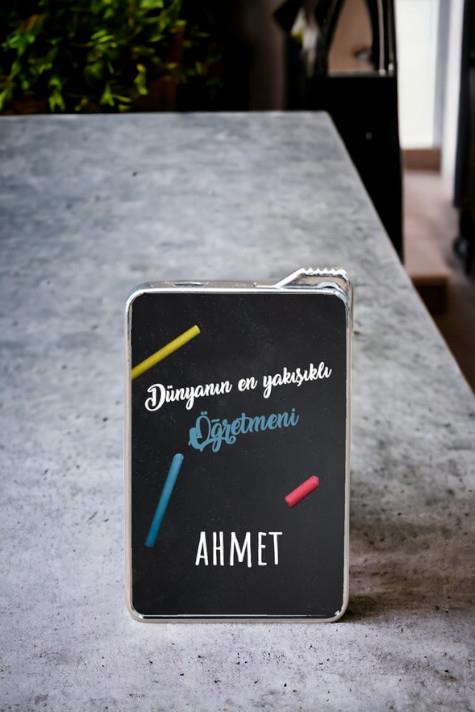 Erkek Öğretmene Hediye Kişiye Özel Çakmak