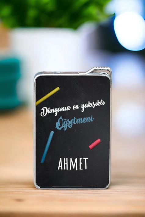Erkek Öğretmene Hediye Kişiye Özel Çakmak