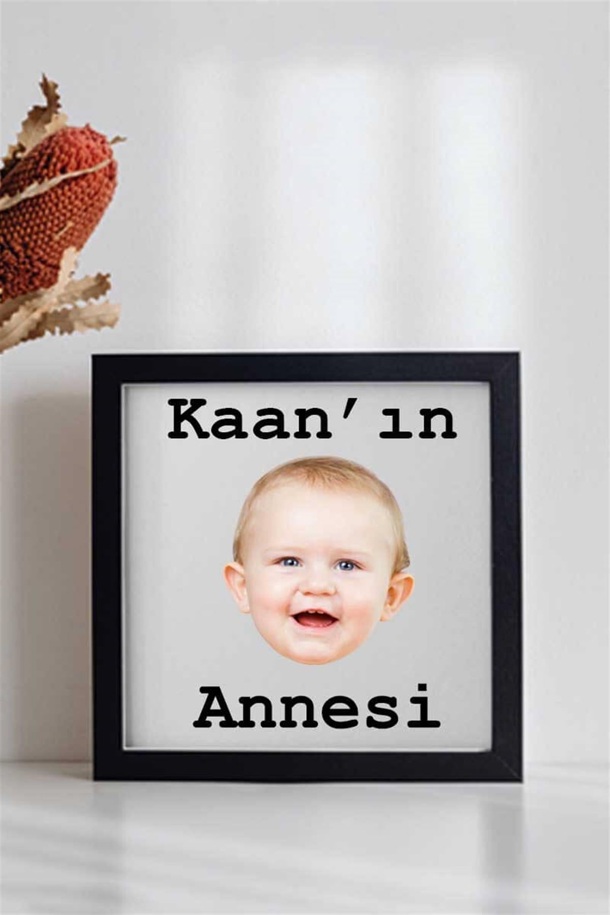 Eşe Anneler Günü Hediyesi Fotoğraflı Kare Çerçeve