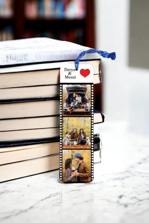 Film Şeridi Resimli Kitap Ayracı