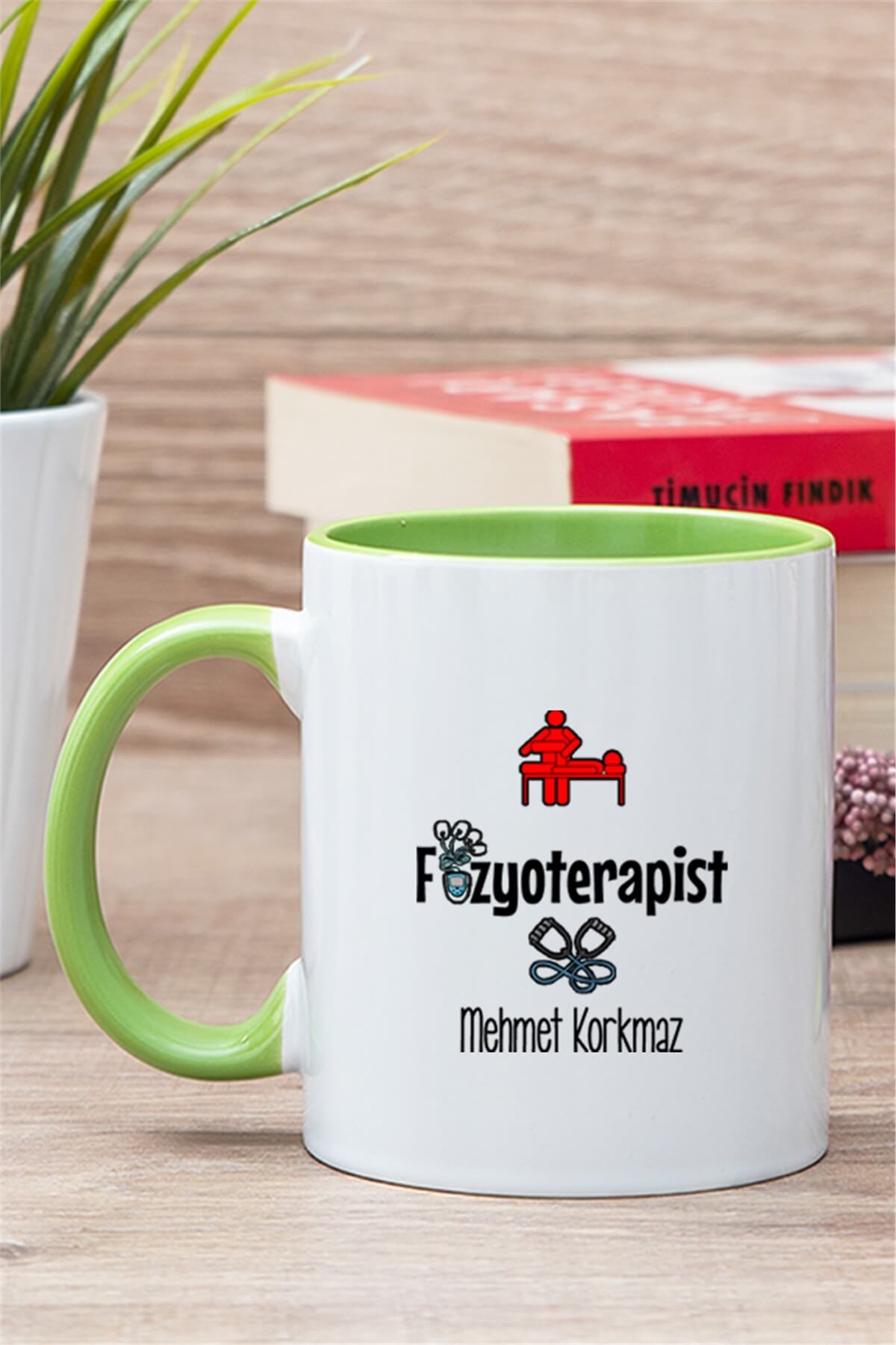 Fizyoterapist İçi Renkli Kupa Bardak