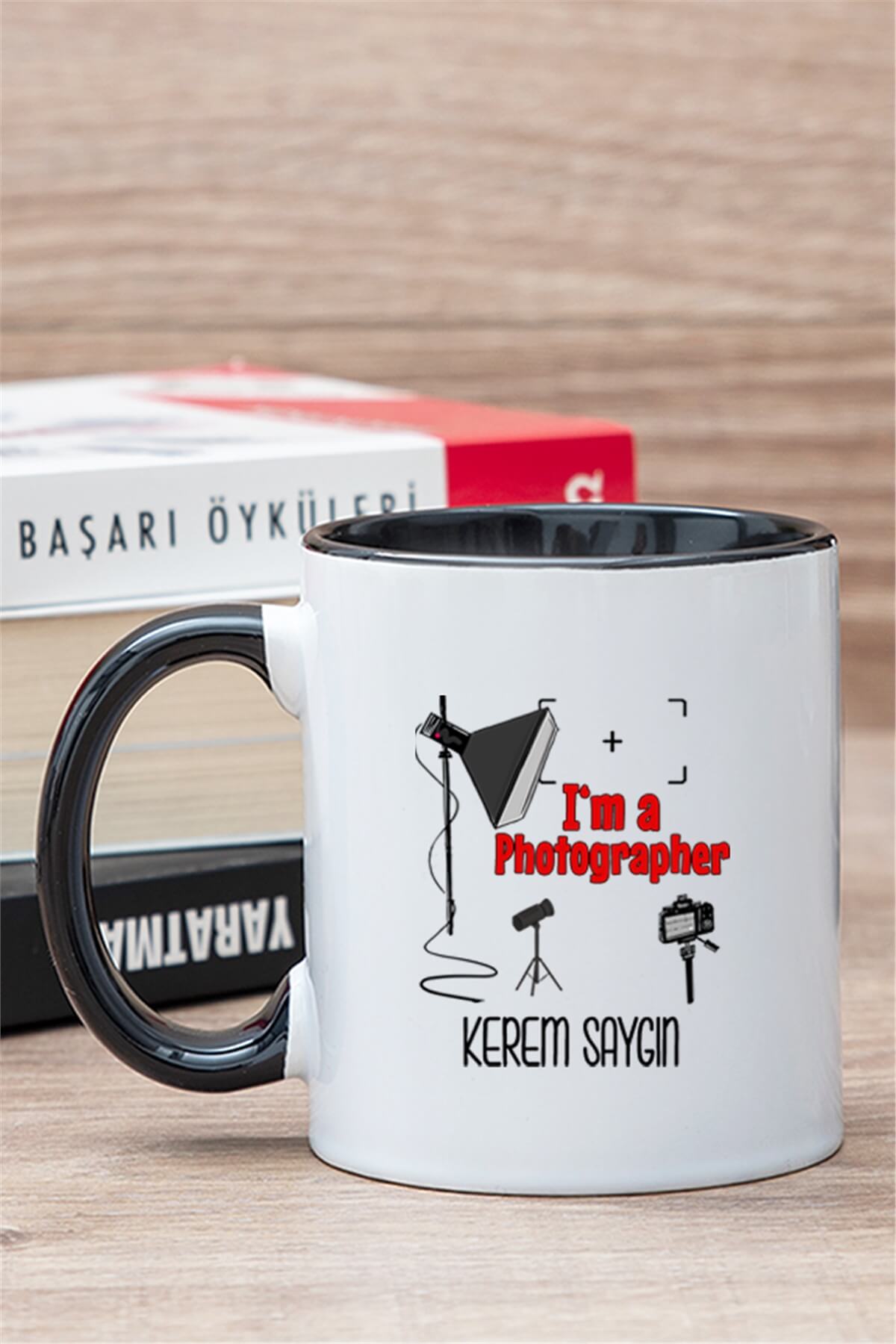 Fotoğrafçı İçi Renkli Kupa Bardak