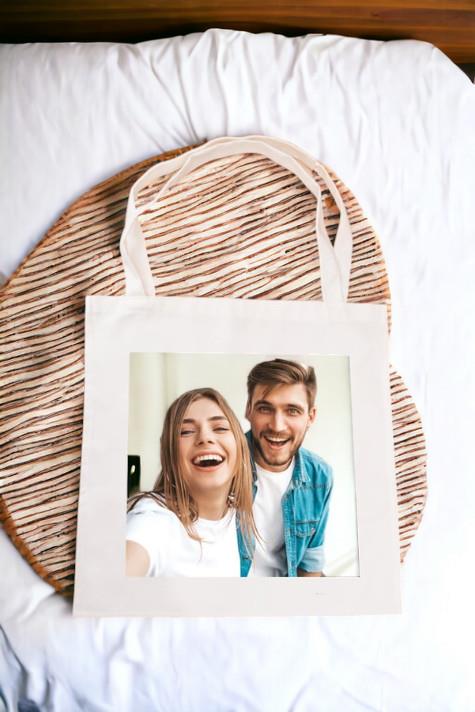 Fotoğraflı Bez Çanta