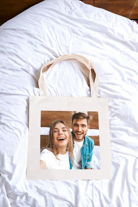 Fotoğraflı Bez Çanta