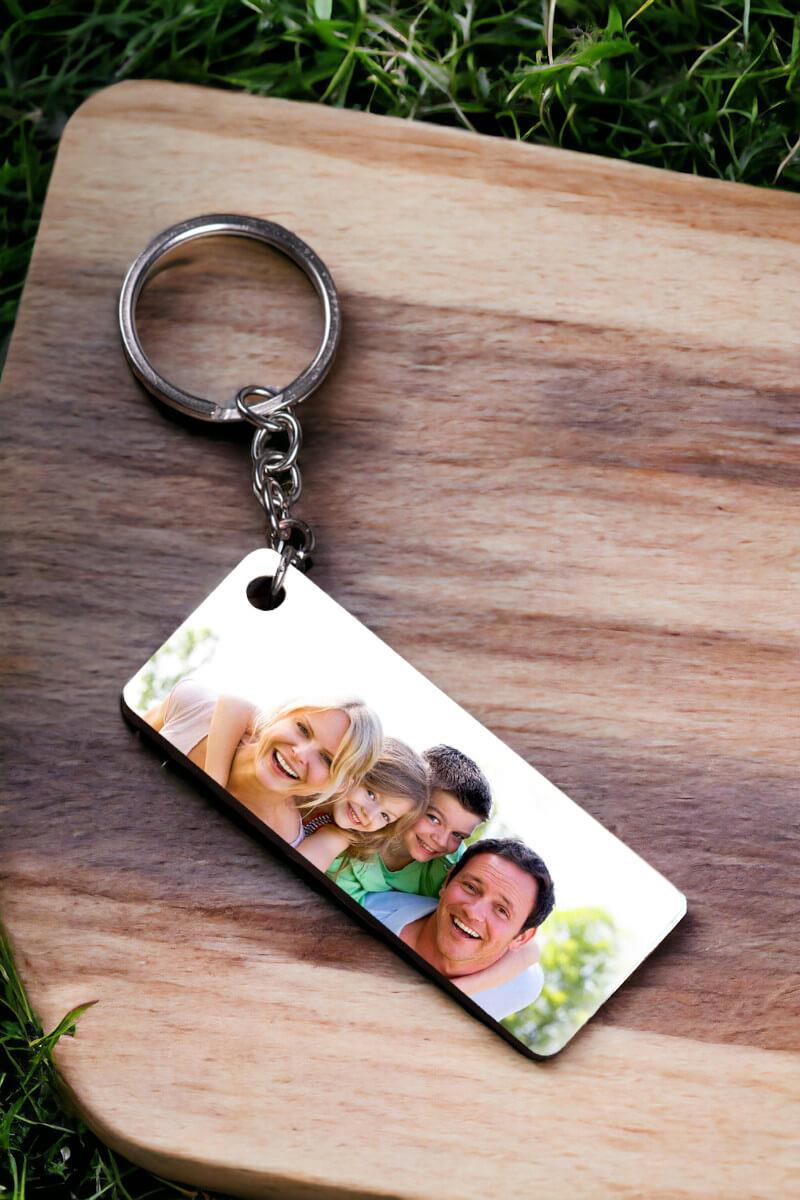 Fotoğraflı Dikdörtgen Anahtarlık