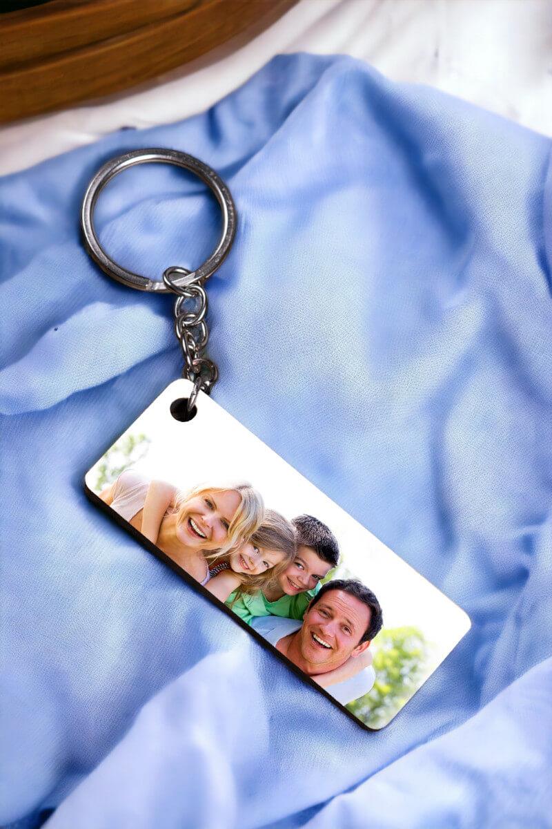 Fotoğraflı Dikdörtgen Anahtarlık