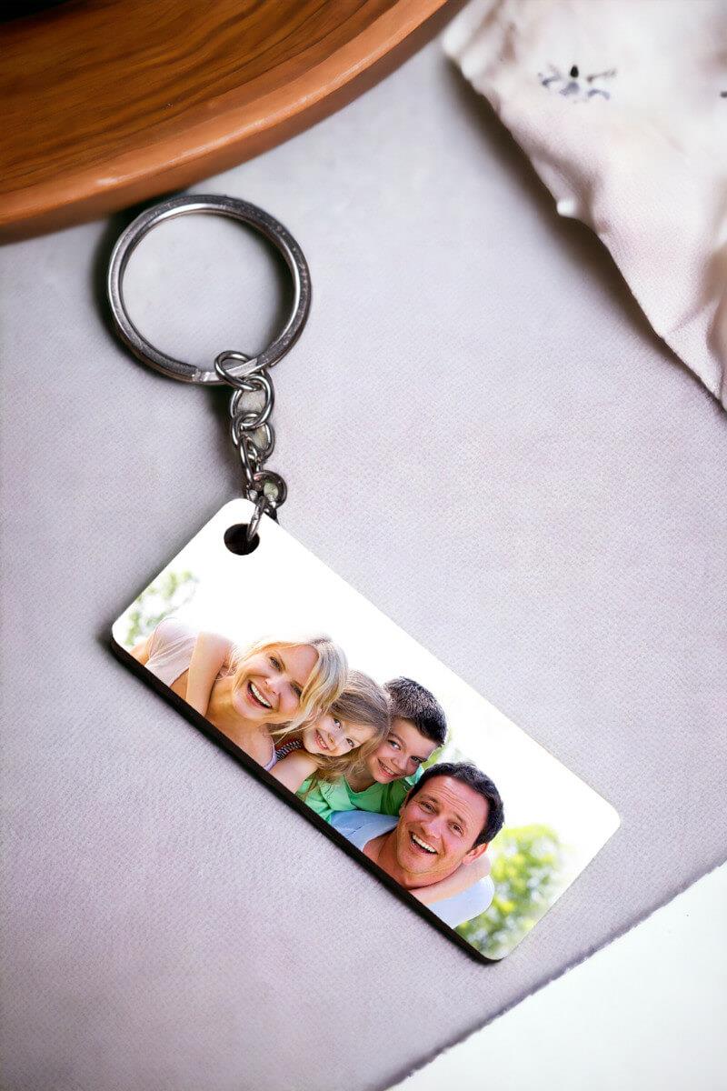 Fotoğraflı Dikdörtgen Anahtarlık