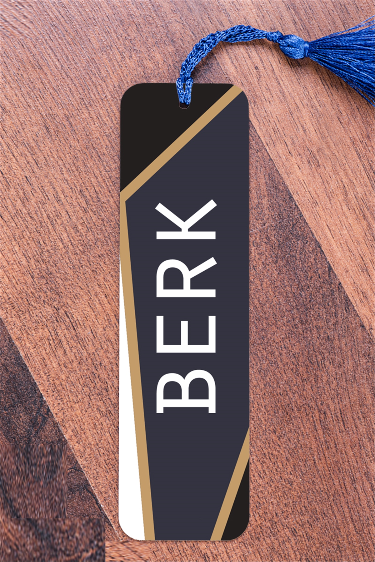 Geometrik Tasarım İsimli Metal Kitap Ayracı