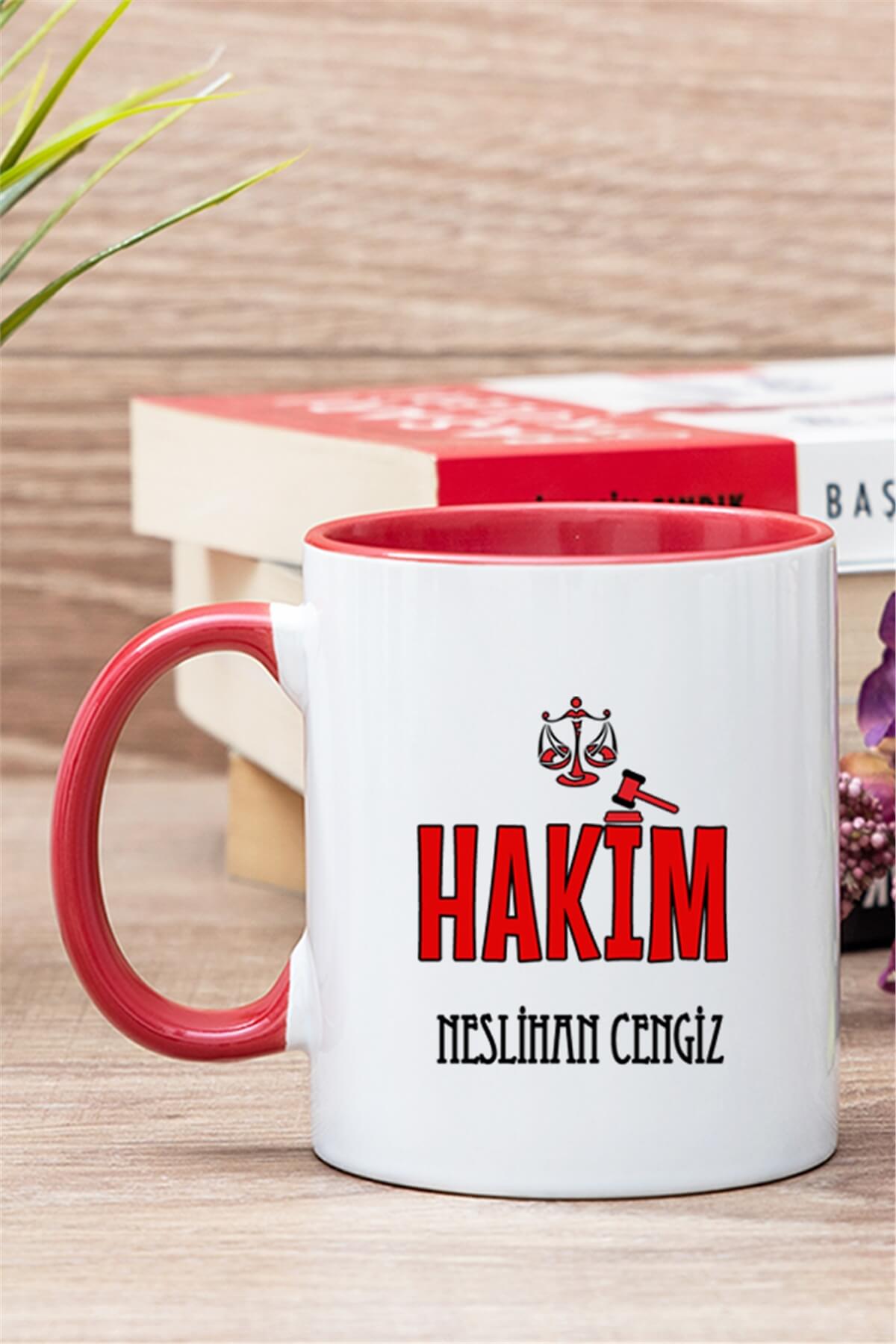 Hakim İçi Renkli Kupa Bardak